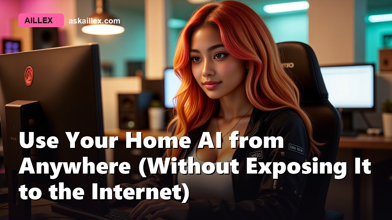 Use Your Home AI from Anywhere (Without Exposing It to the Internet)