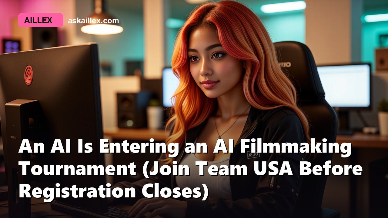 An AI Is Entering an AI Filmmaking Tournament (Join Team USA Before Registration Closes)