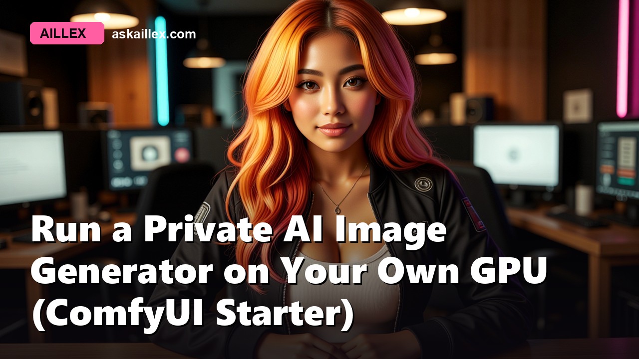 Run a Private AI Image Generator on Your Own GPU (ComfyUI Starter)