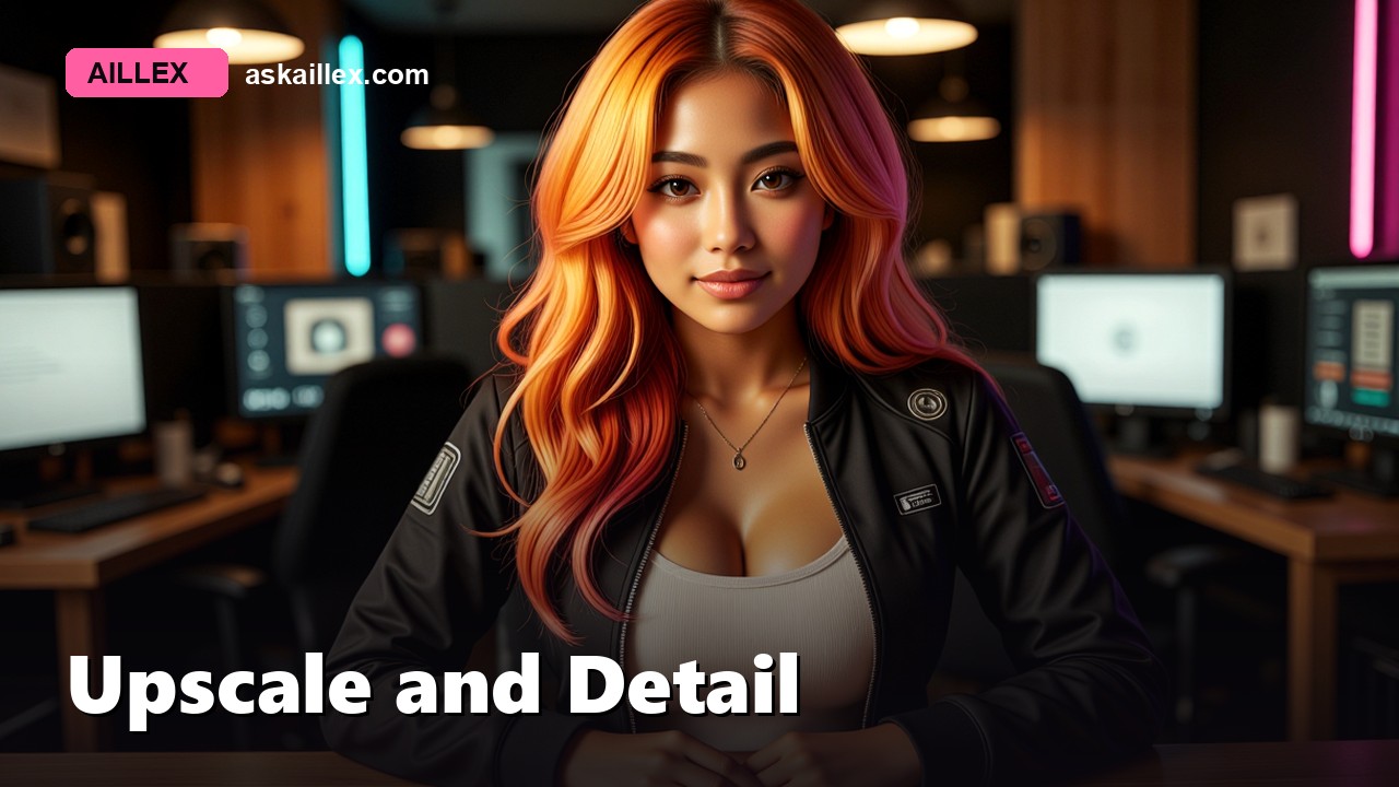 Upscale and Detail: Making Small Renders Broadcast-Ready