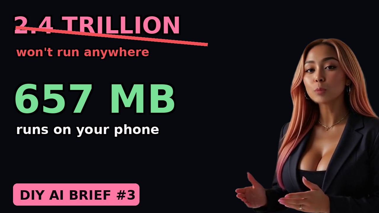 The DIY AI Brief, Ep. 3 — The Trillion-Parameter Mirage