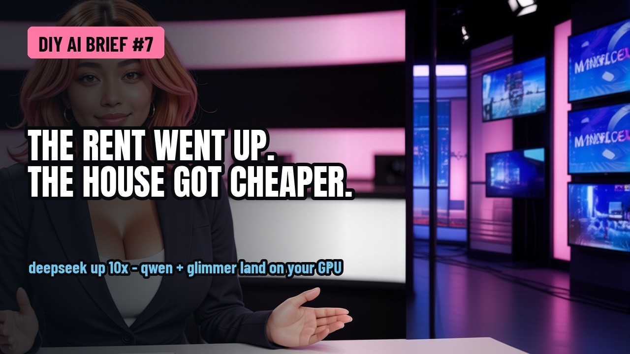 The DIY AI Brief, Ep. 7 — The Rent Went Up. The House Got Cheaper.