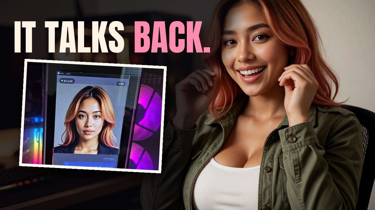 A Live AI Face on One RTX 5090