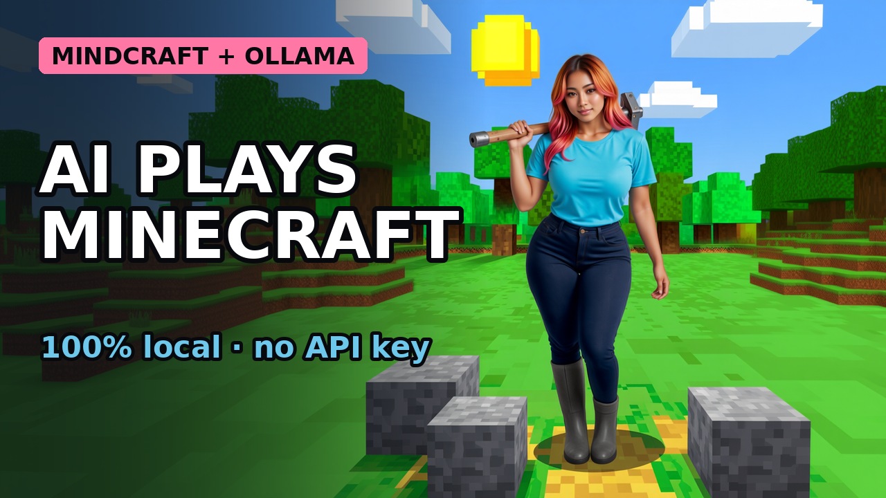 Make a Local AI Play Minecraft With You