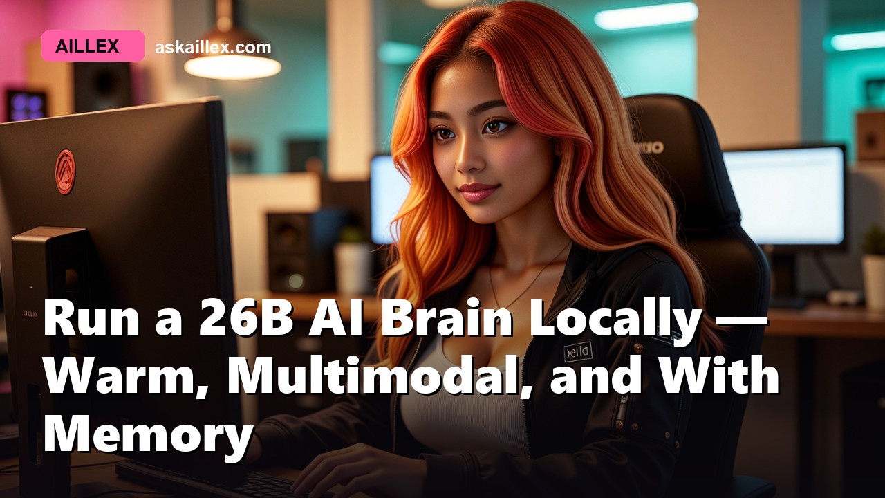 Run a 26B AI Brain Locally — Warm, Multimodal, and With Memory