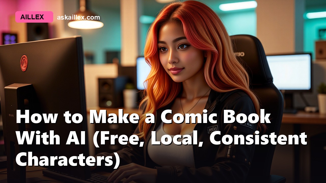 How to Make a Comic Book With AI (Free, Local, Consistent Characters)